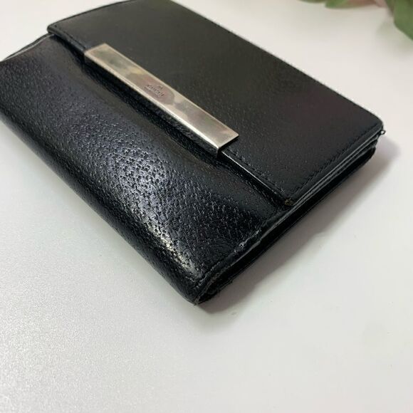 Authentic GUCCI Leather Compact Wallet - Picture 7 of 13